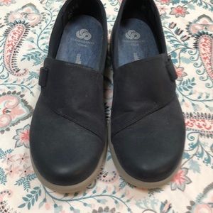 Slip on shoes with cushion insoles - like new